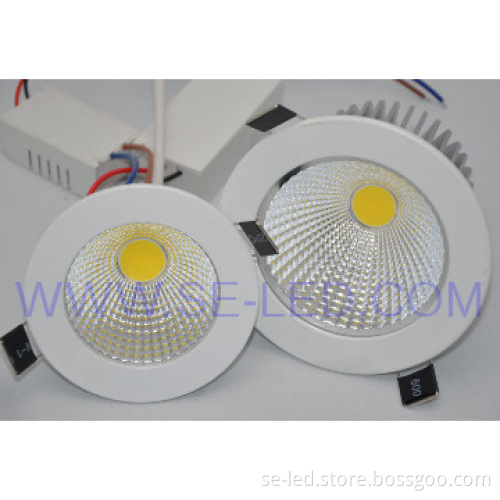High Quality Pure White Dimmable 10W LED Ceiling Lamp COB